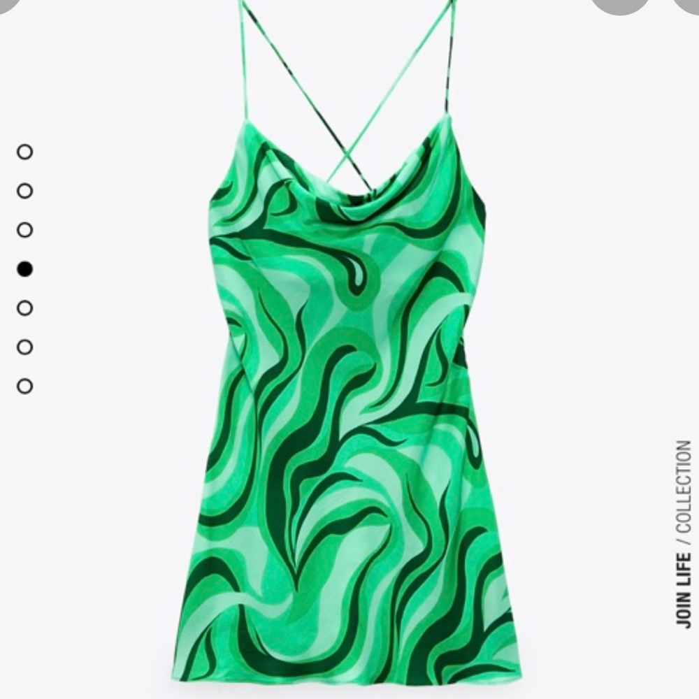 Zara “The Safia Dress” Green